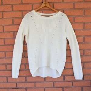 3/$20 Forever 21- White Knit Sweater